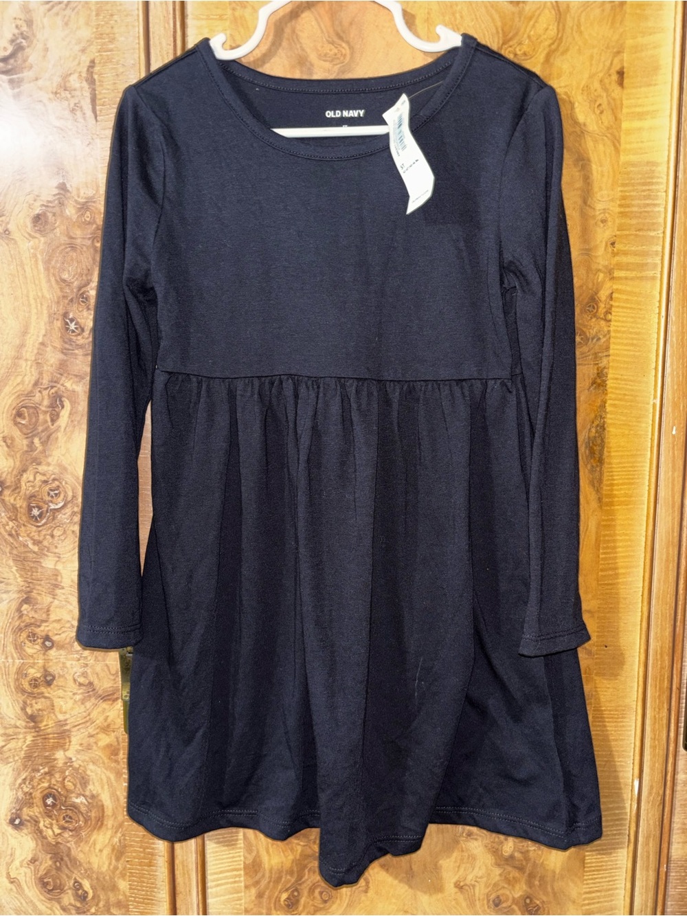 Old Navy Black Long-Sleeve Empire Waist Girl's Dress size 5T